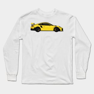 GT2RS Side Yellow Long Sleeve T-Shirt